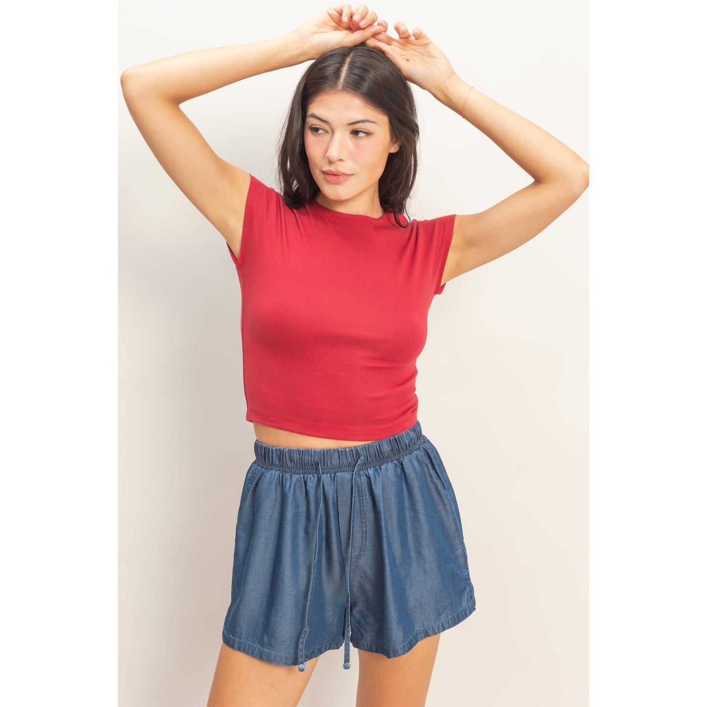 Capped Sleeve Baby Tee