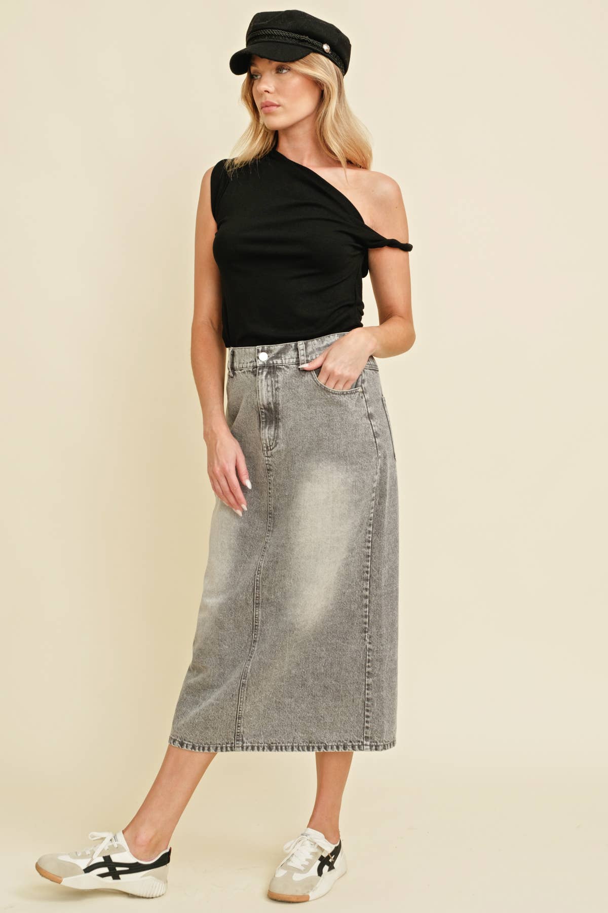 Off Shoulder Twist Detail Top
