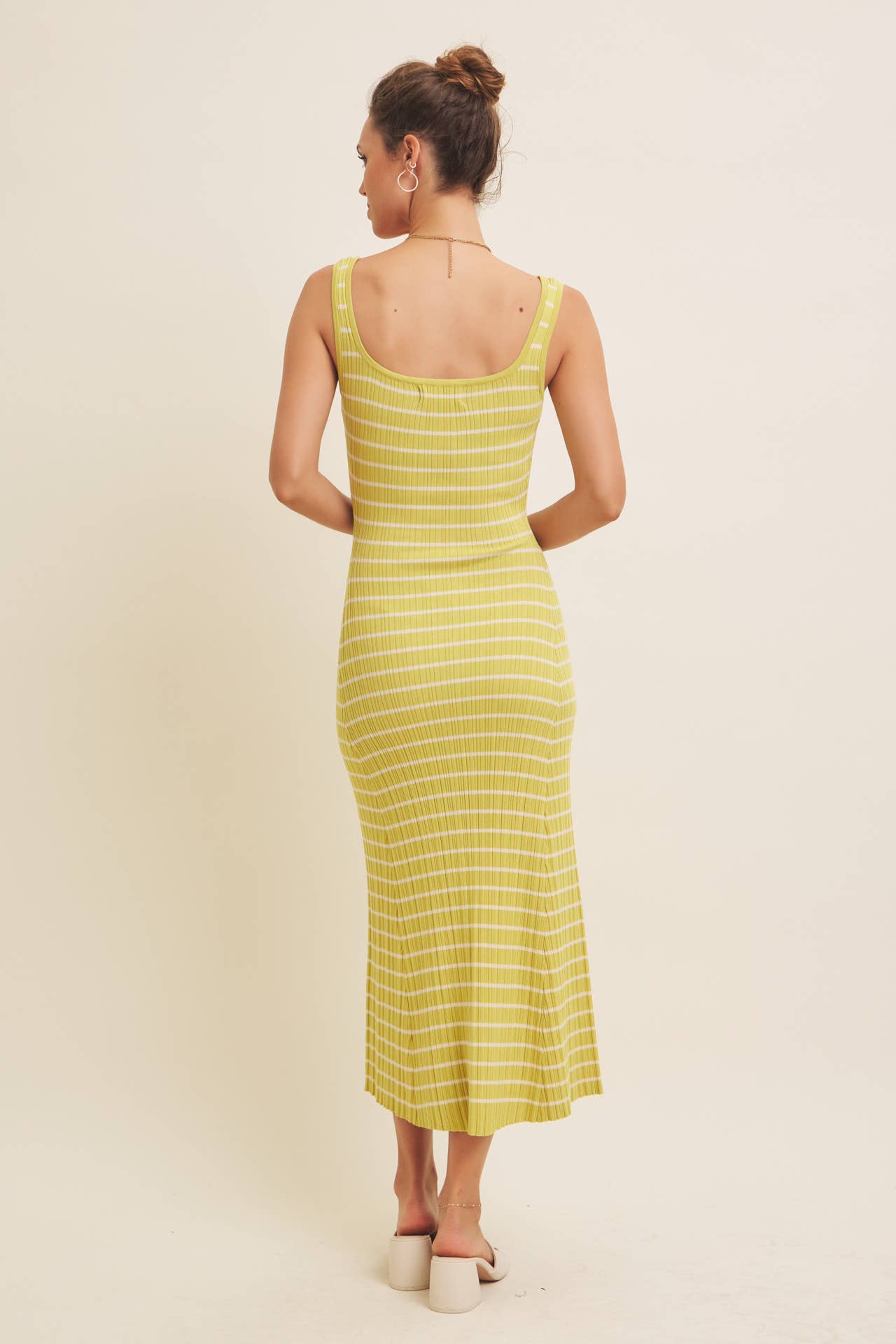Fit & Flare Sweater Midi Dress
