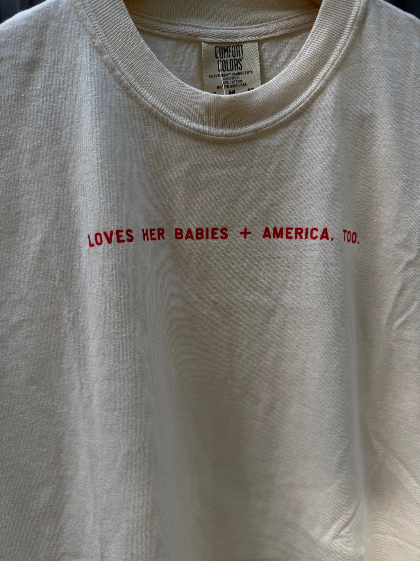 Loves Her Babies + America Tee