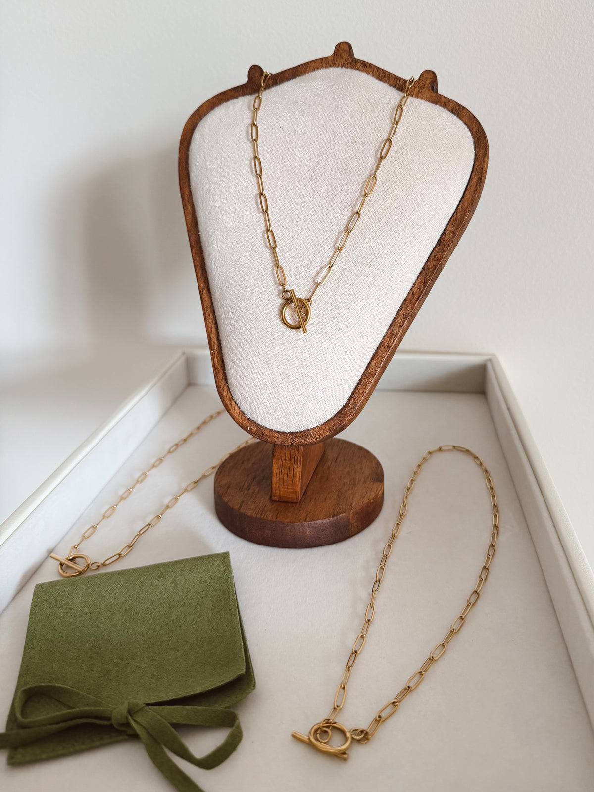 Paperclip Toggle Necklace