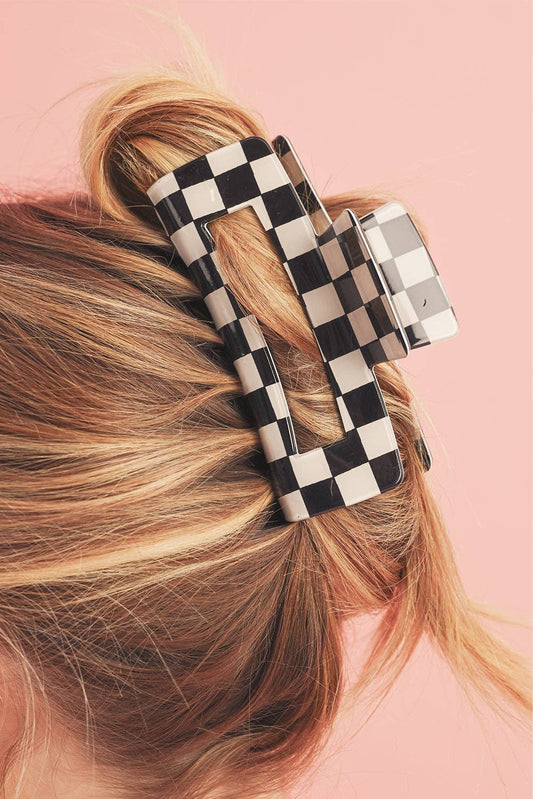 Checkered Claw Clip