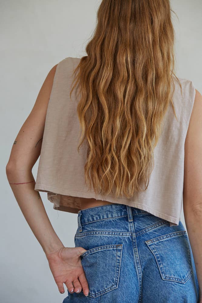 Knit Cotton Tank Top