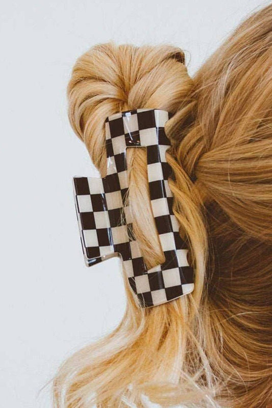 Checkered Claw Clip