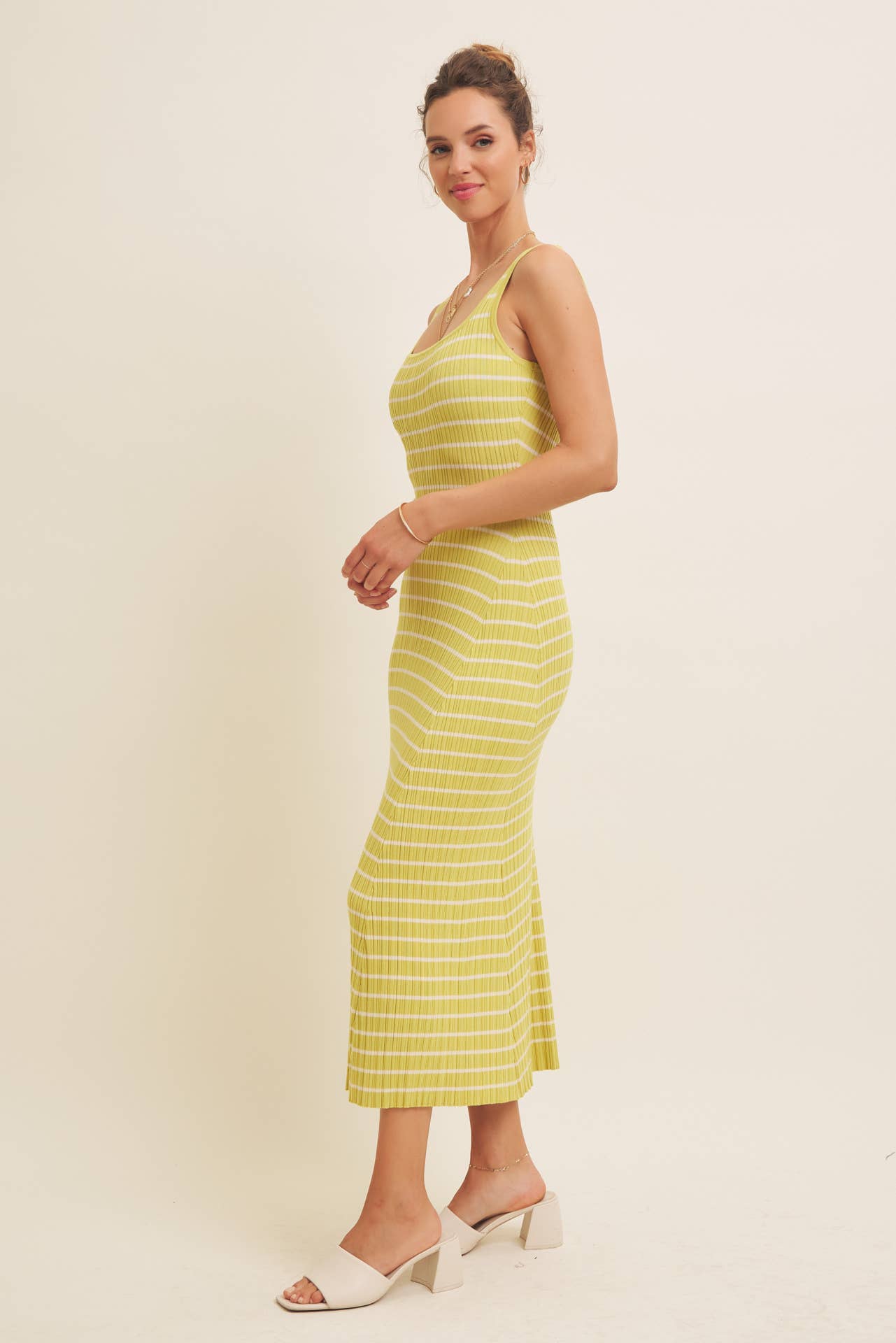 Fit & Flare Sweater Midi Dress